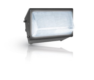 Long life Induction Wall Pack available with 1 Induction lamp.